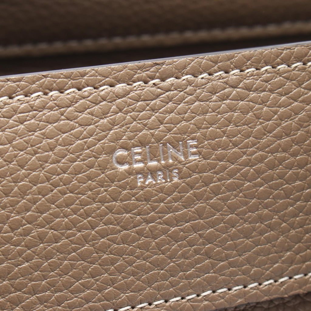 Celine Luggage Micro Shopper · Leather