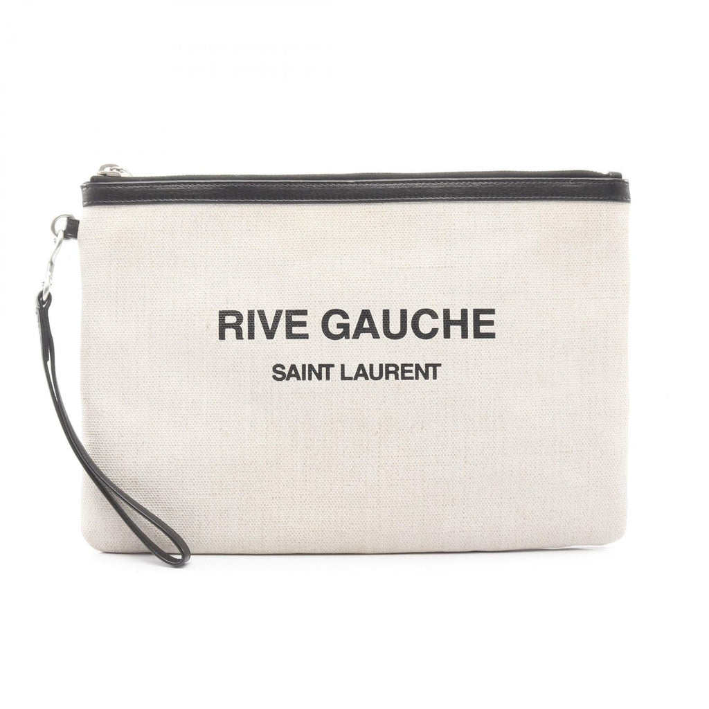 Saint Laurent Rive Gauche · Canvas Clutch