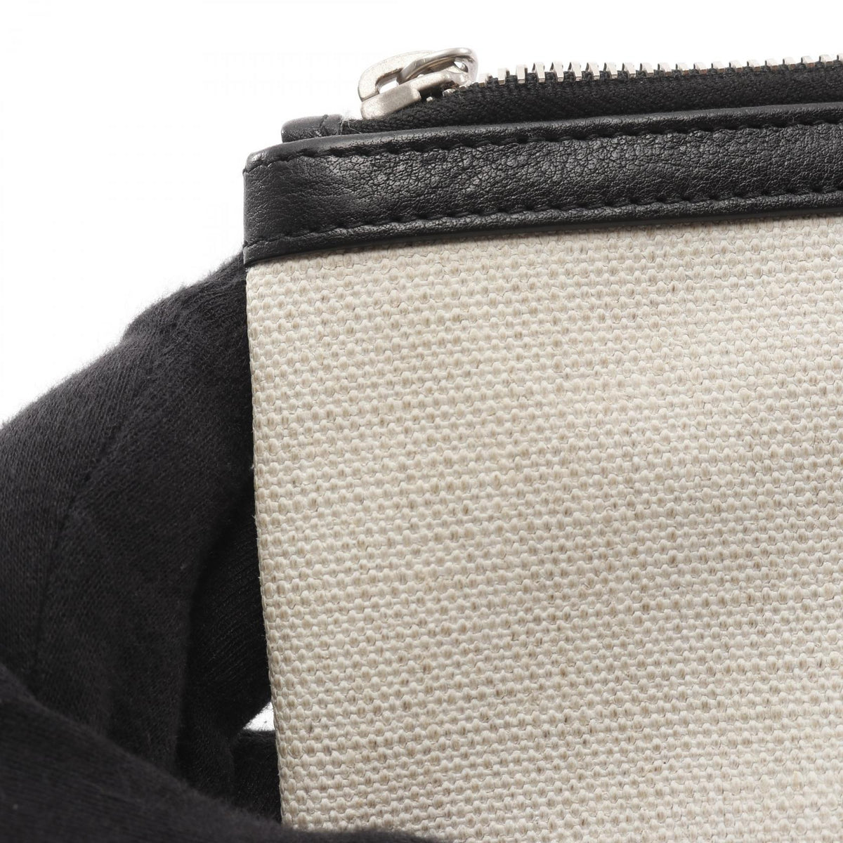 Saint Laurent Rive Gauche · Canvas Clutch