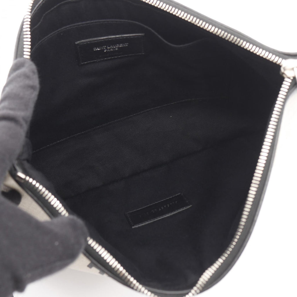 Saint Laurent Rive Gauche · Canvas Clutch