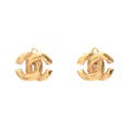 CHANEL COCO Mark Earring · Gold Plated