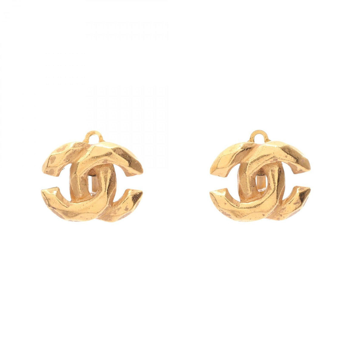 CHANEL COCO Mark Earring · Gold Plated
