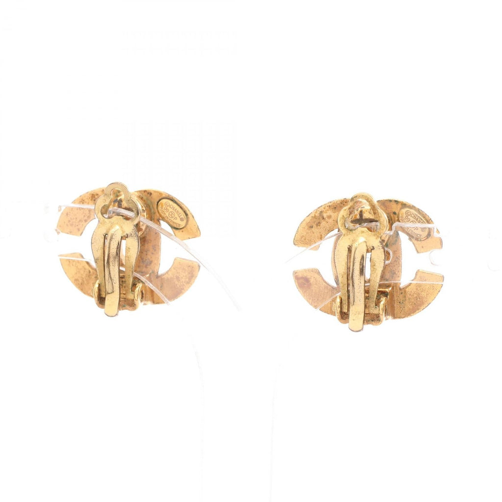 CHANEL COCO Mark Earring · Gold Plated