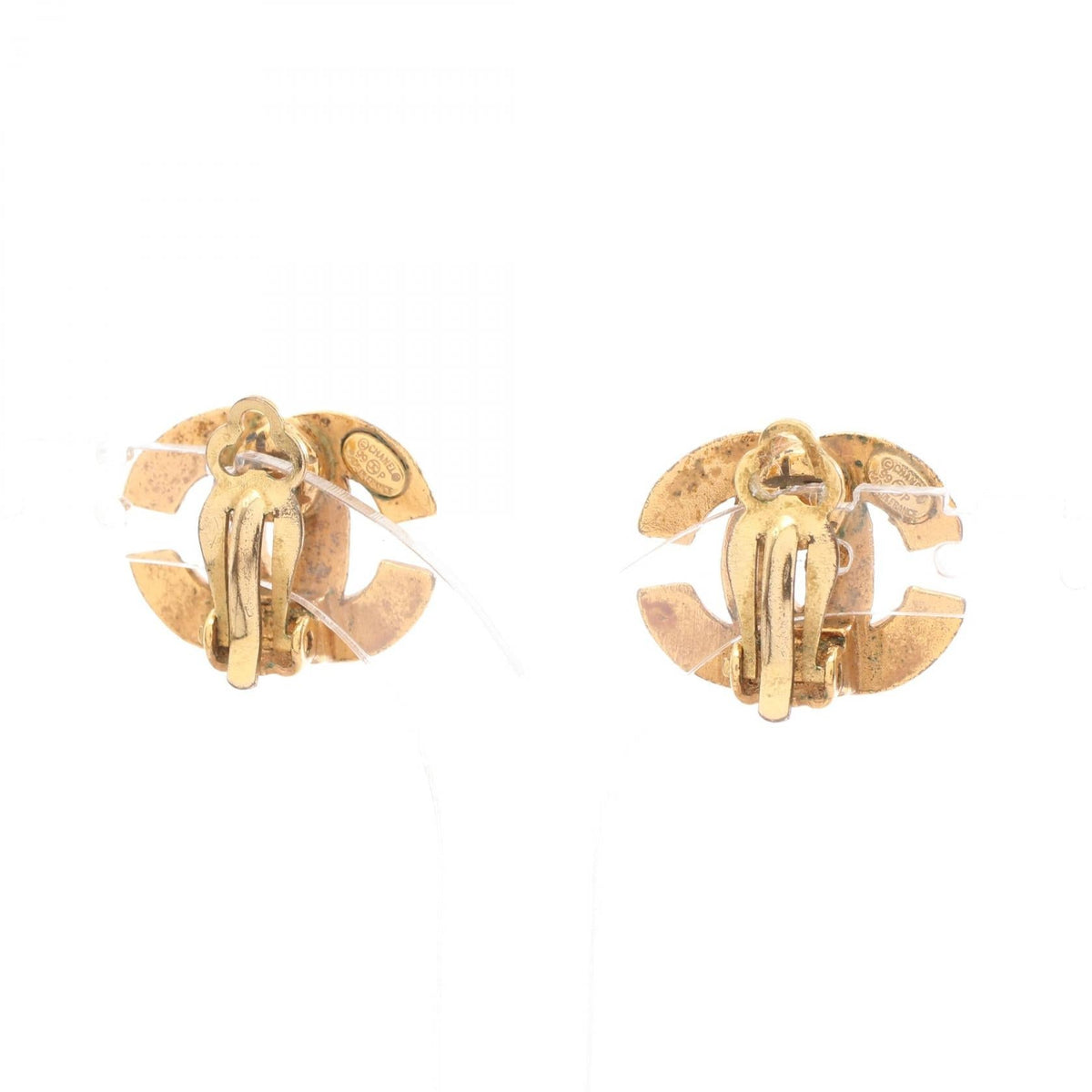 CHANEL COCO Mark Earring · Gold Plated