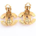 CHANEL COCO Mark Earring · Gold Plated