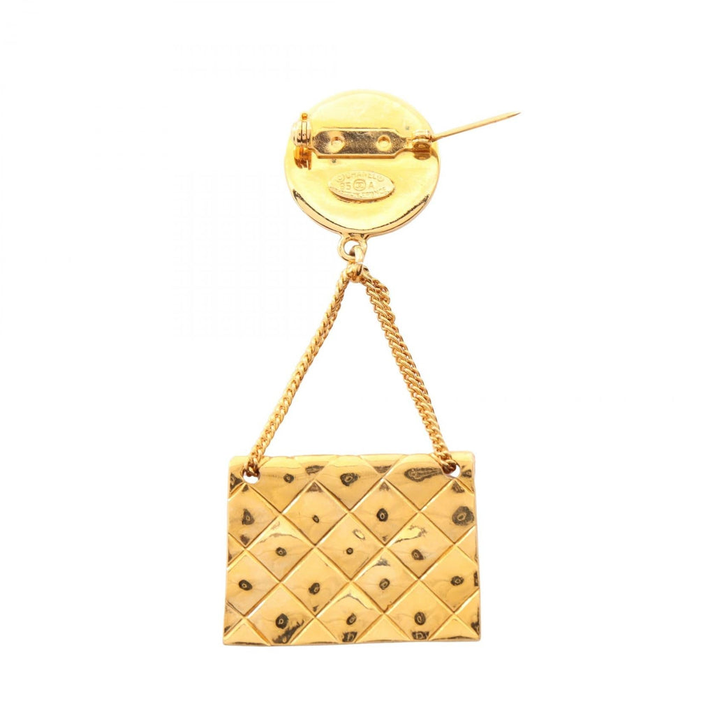 CHANEL Matelassé · Bag Motif · Gold Plated