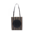 FENDI Pecan · Canvas & Leather Tote