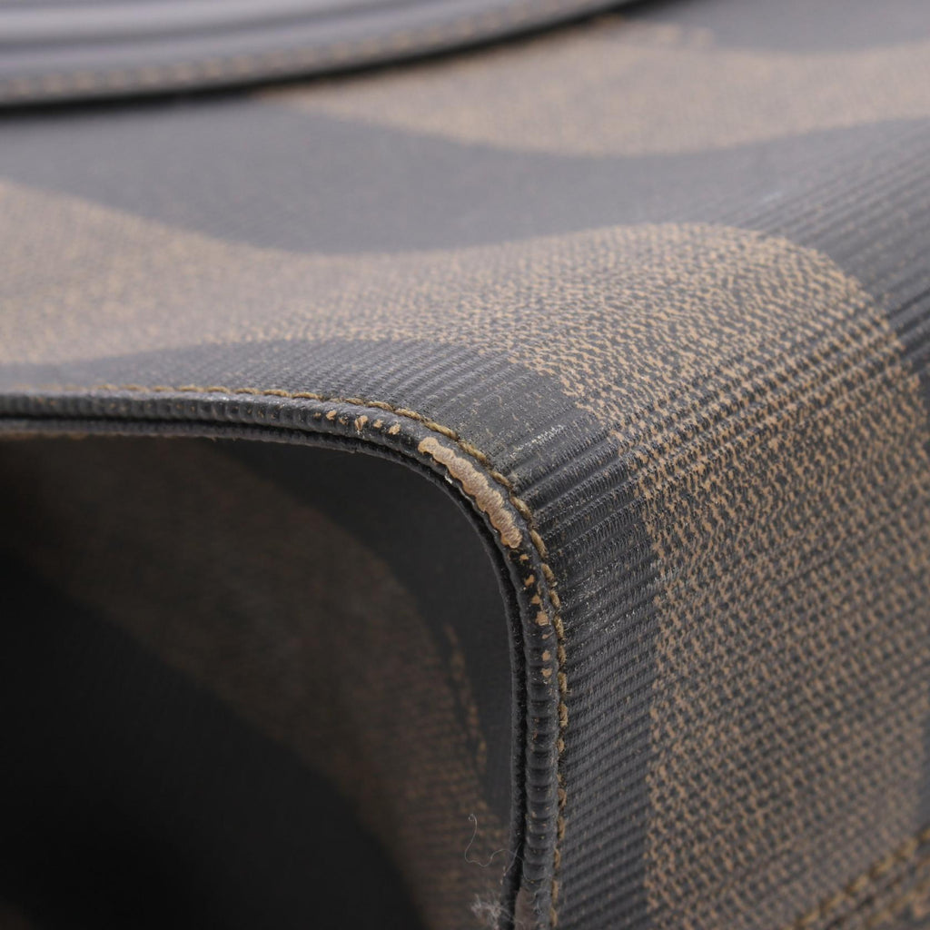 FENDI Pecan · Canvas & Leather Tote