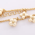Louis Vuitton Floragram · Gold Plated