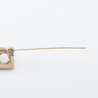 CHANEL Logo Brooch · Crystal Pavé