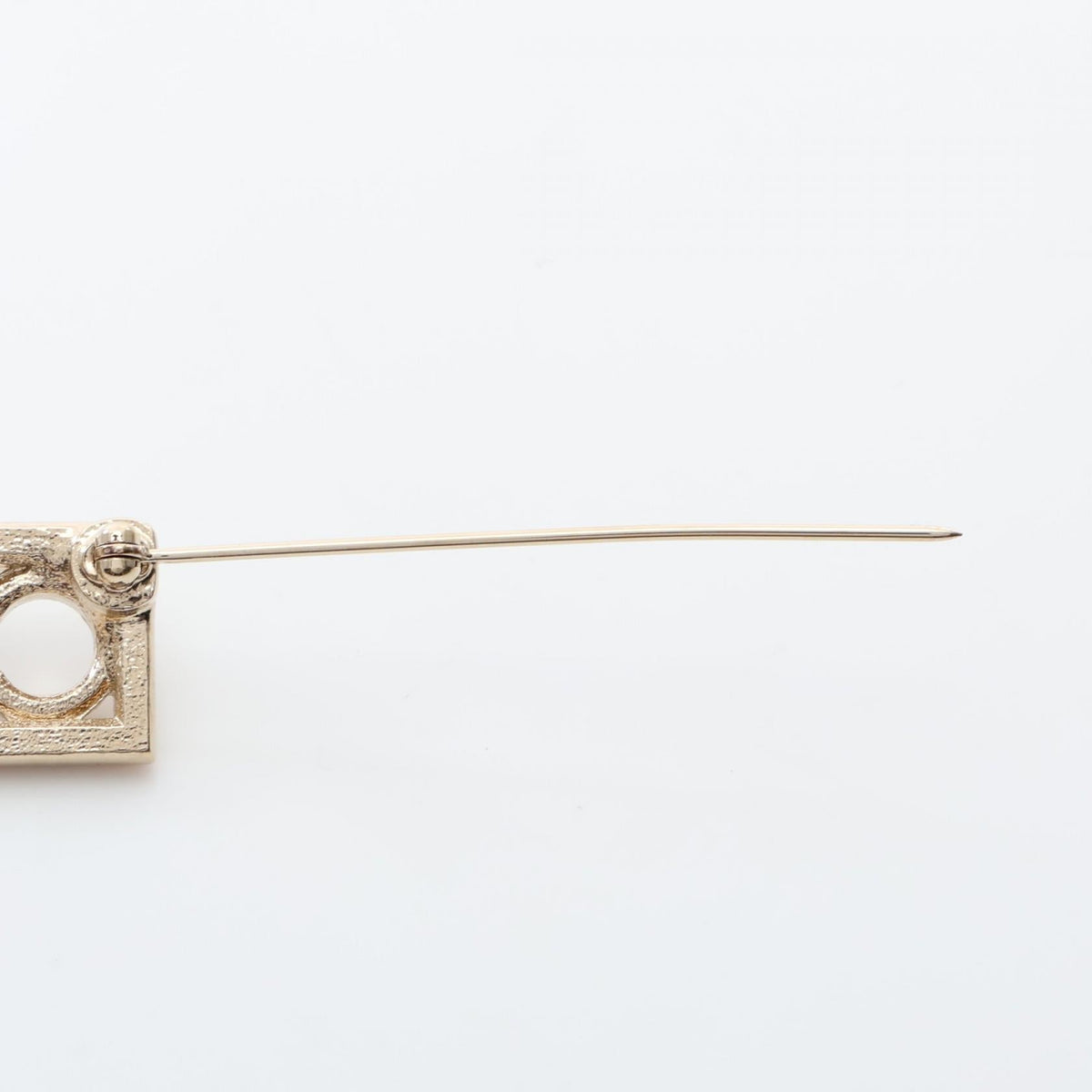 CHANEL Logo Brooch · Crystal Pavé