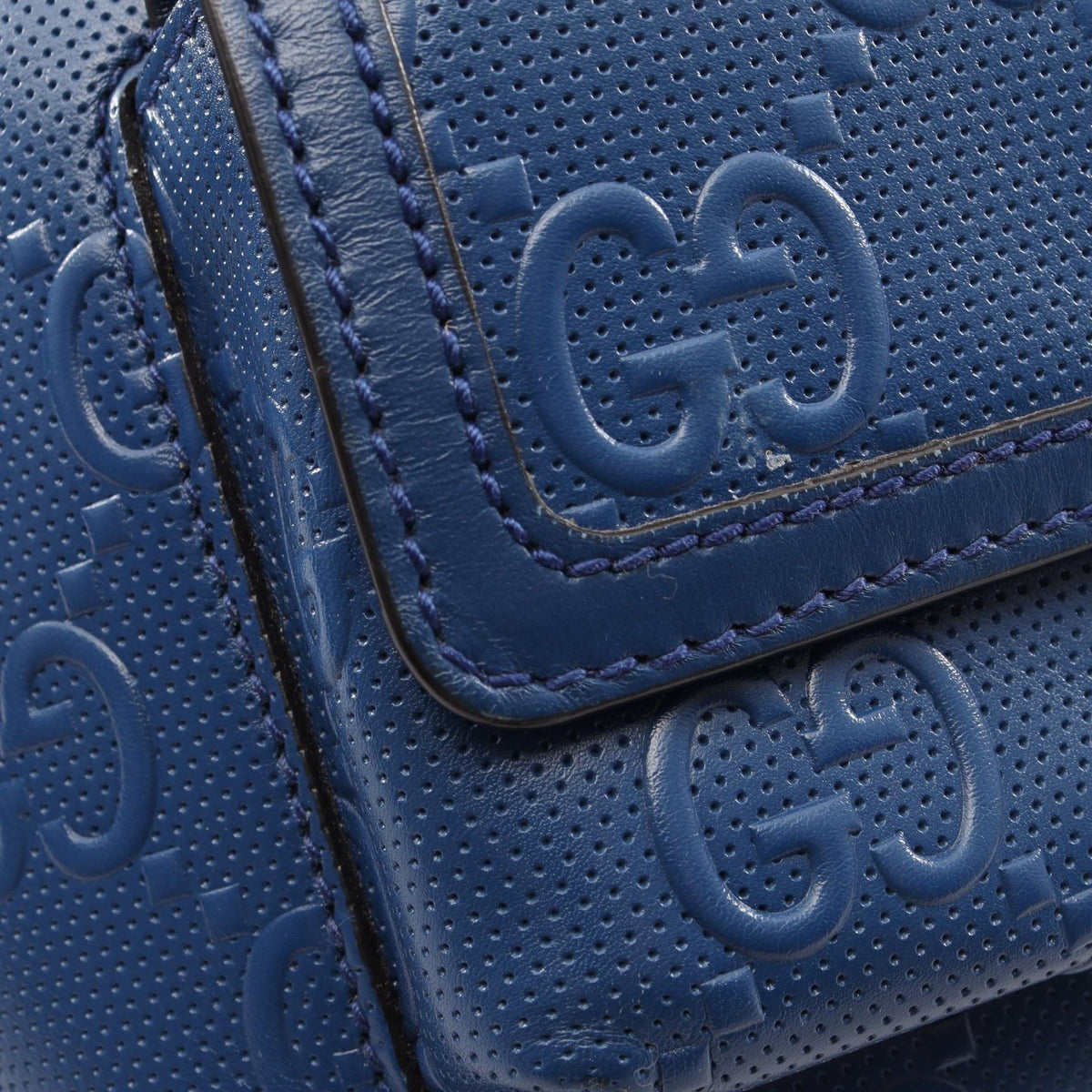 Gucci GG Embossed · Leather Belt Bag
