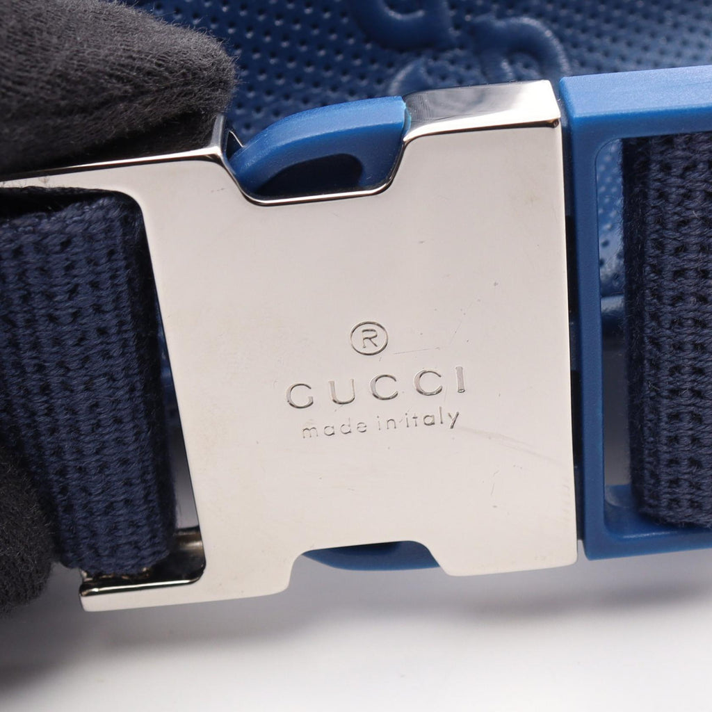 Gucci GG Embossed · Leather Belt Bag