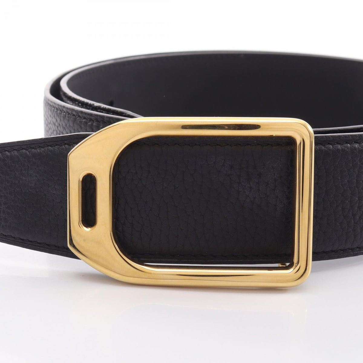 HERMÈS Etrier Reversible · Togo Leather