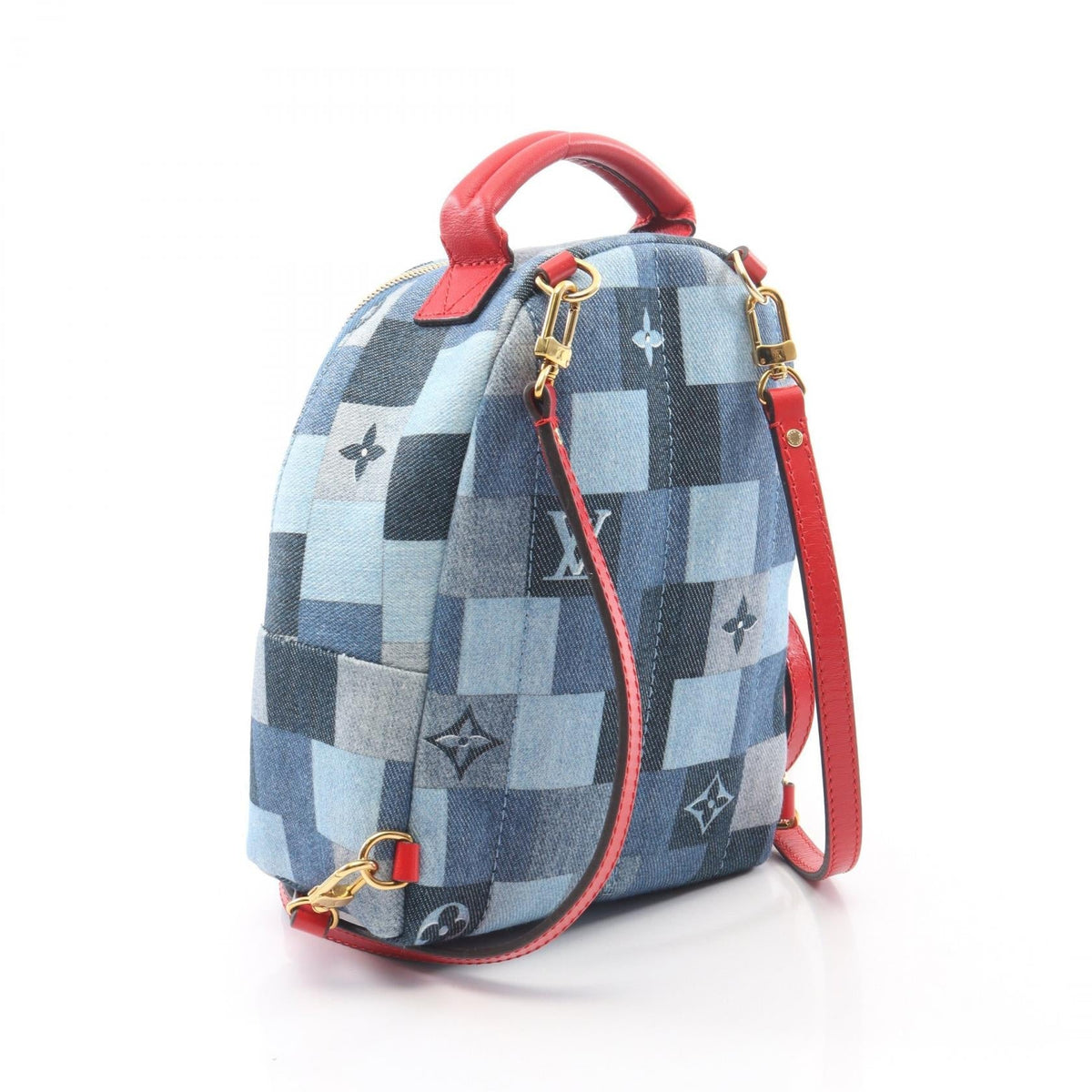 Louis Vuitton Palm Springs Mini · Monogram Denim