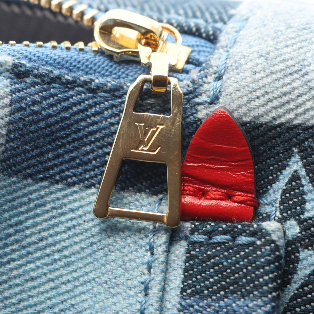 Louis Vuitton Palm Springs Mini · Monogram Denim