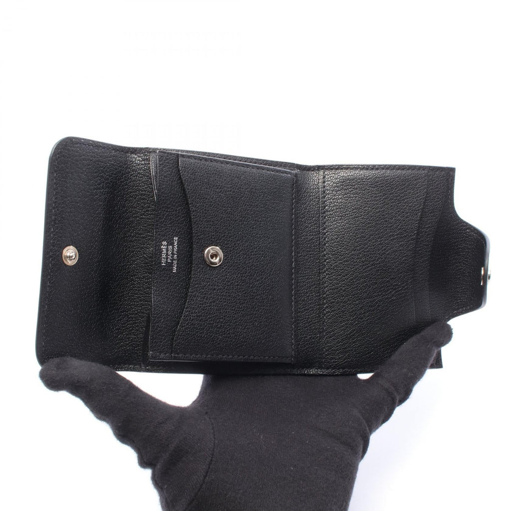 Hermès Illiard Compact · Chèvre Leather