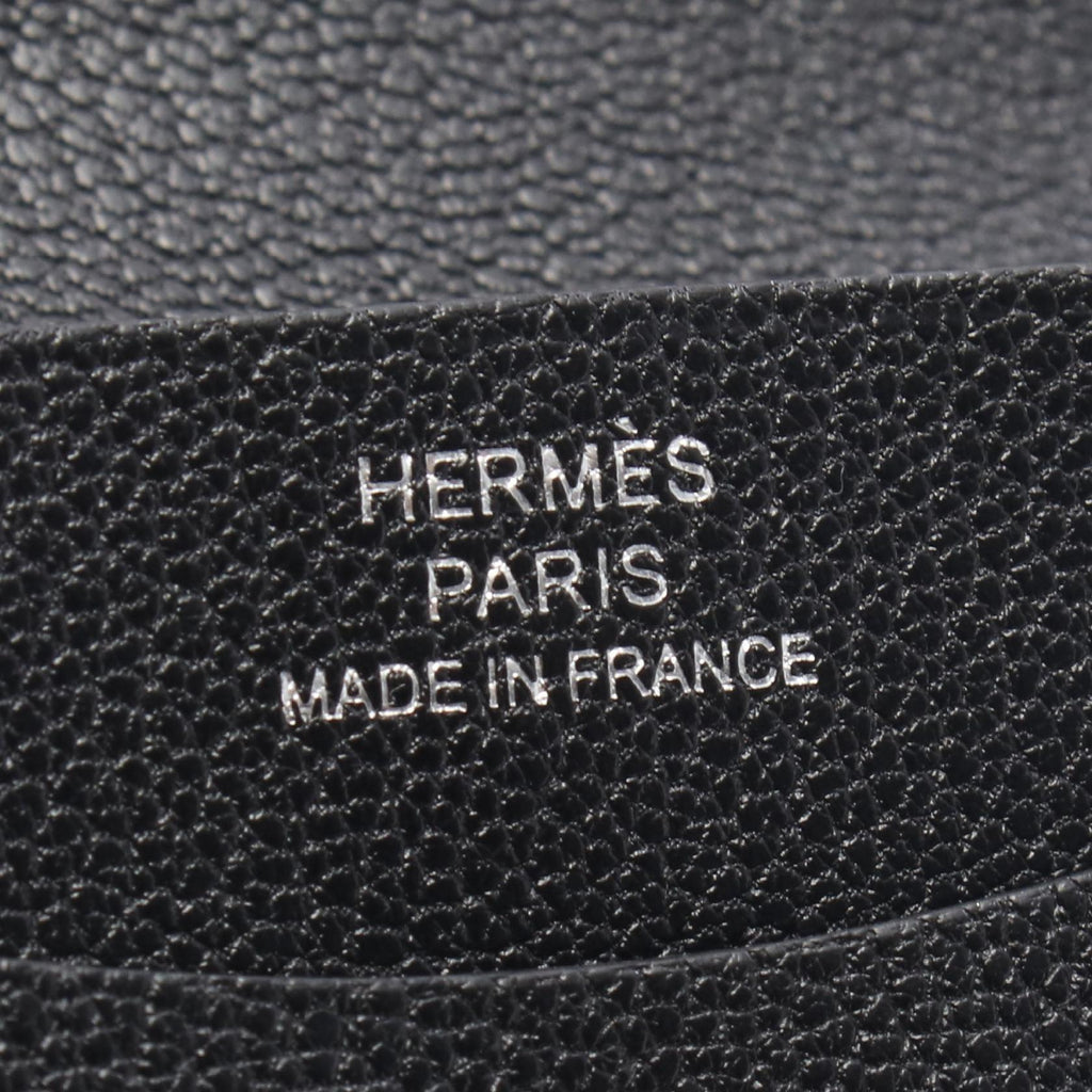 Hermès Illiard Compact · Chèvre Leather