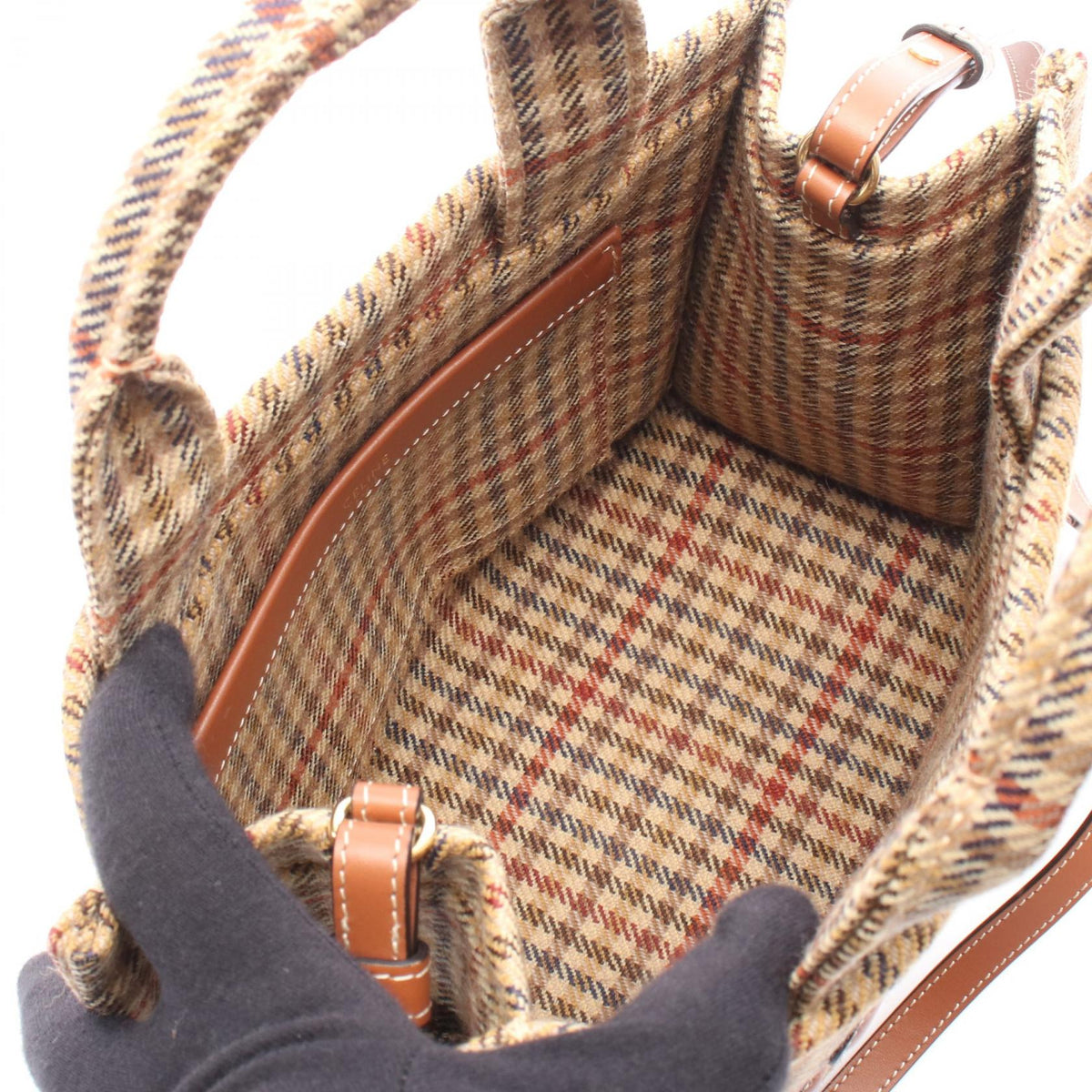 Celine Small Cabas Thais · Fabric Leather