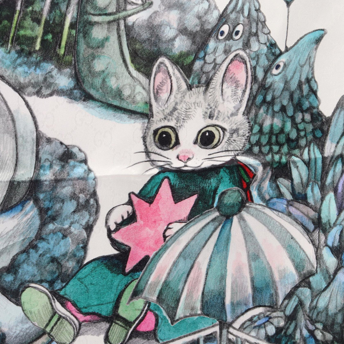 Gucci x Yuko Higuchi · Silk Scarf