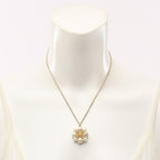 Chanel CC Flower Necklace · Pearl & Crystal
