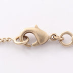 Chanel CC Logo Necklace · Gold Plated