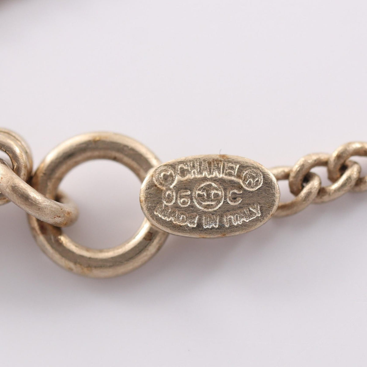 Chanel CC Logo Necklace · Gold Plated