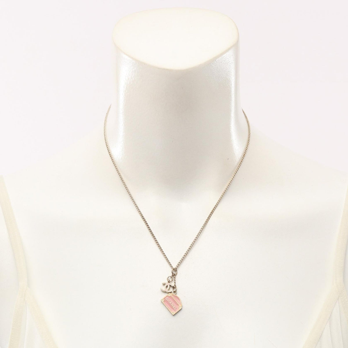 Chanel CC Logo Necklace · Gold Plated
