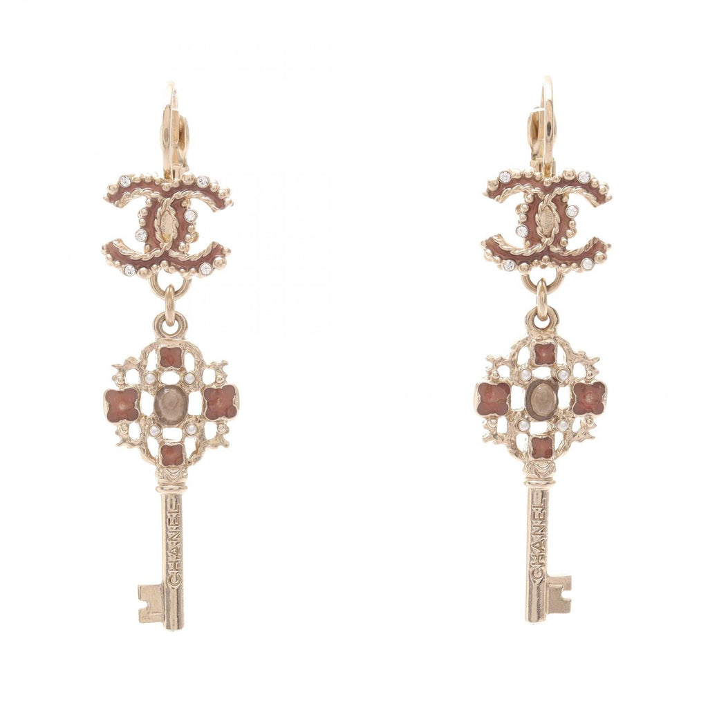 Chanel CC Key Motif · Crystal Embellished
