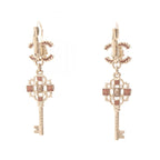Chanel CC Key Motif · Crystal Embellished