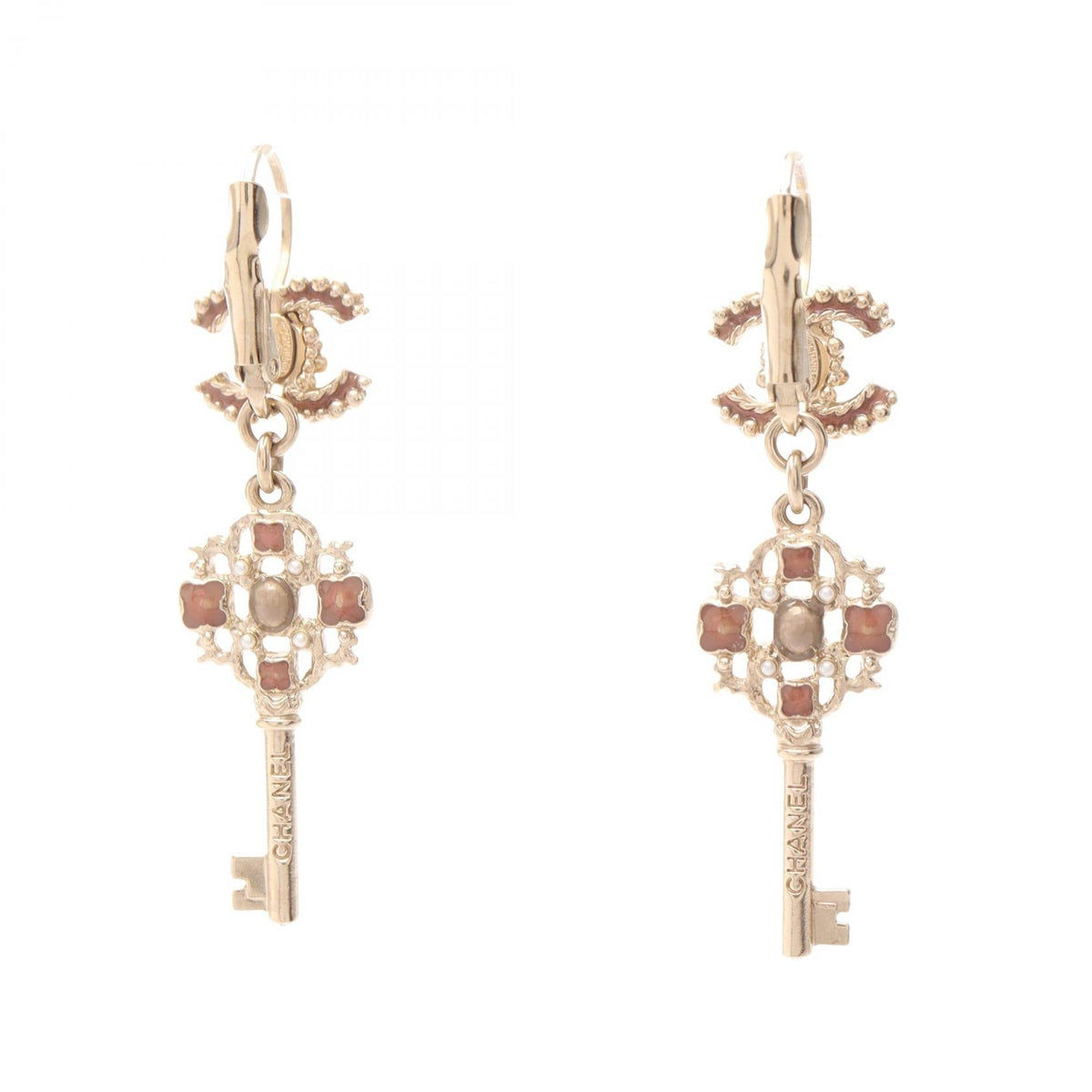 Chanel CC Key Motif · Crystal Embellished