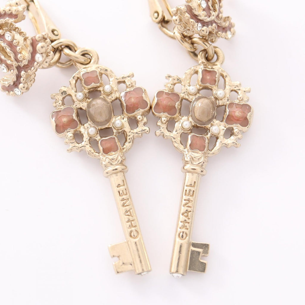Chanel CC Key Motif · Crystal Embellished