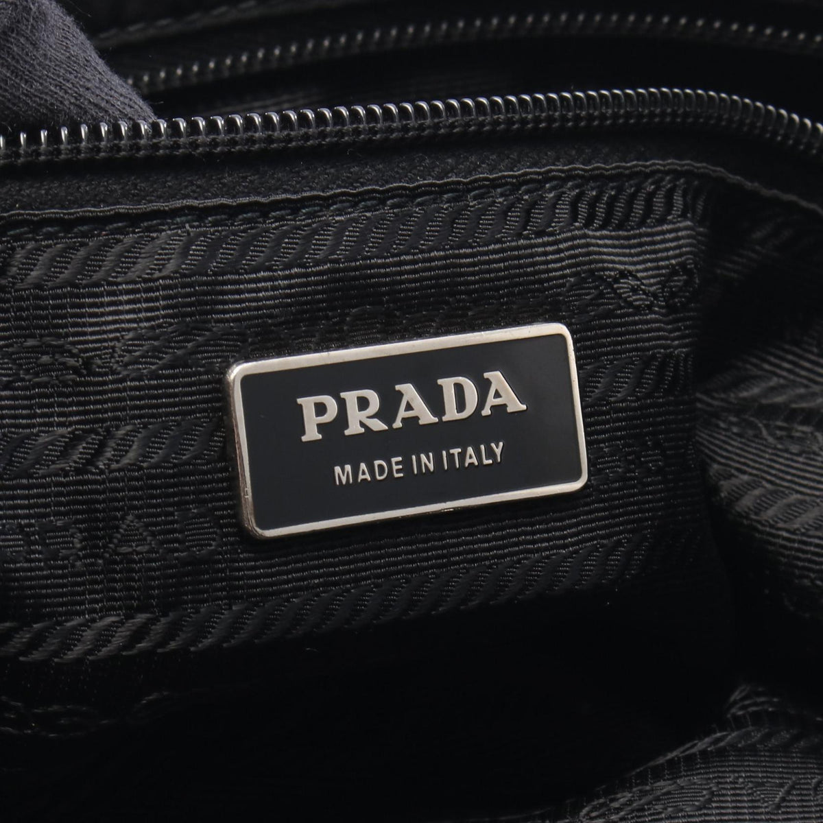 Prada Vela · Nylon Saffiano Tote