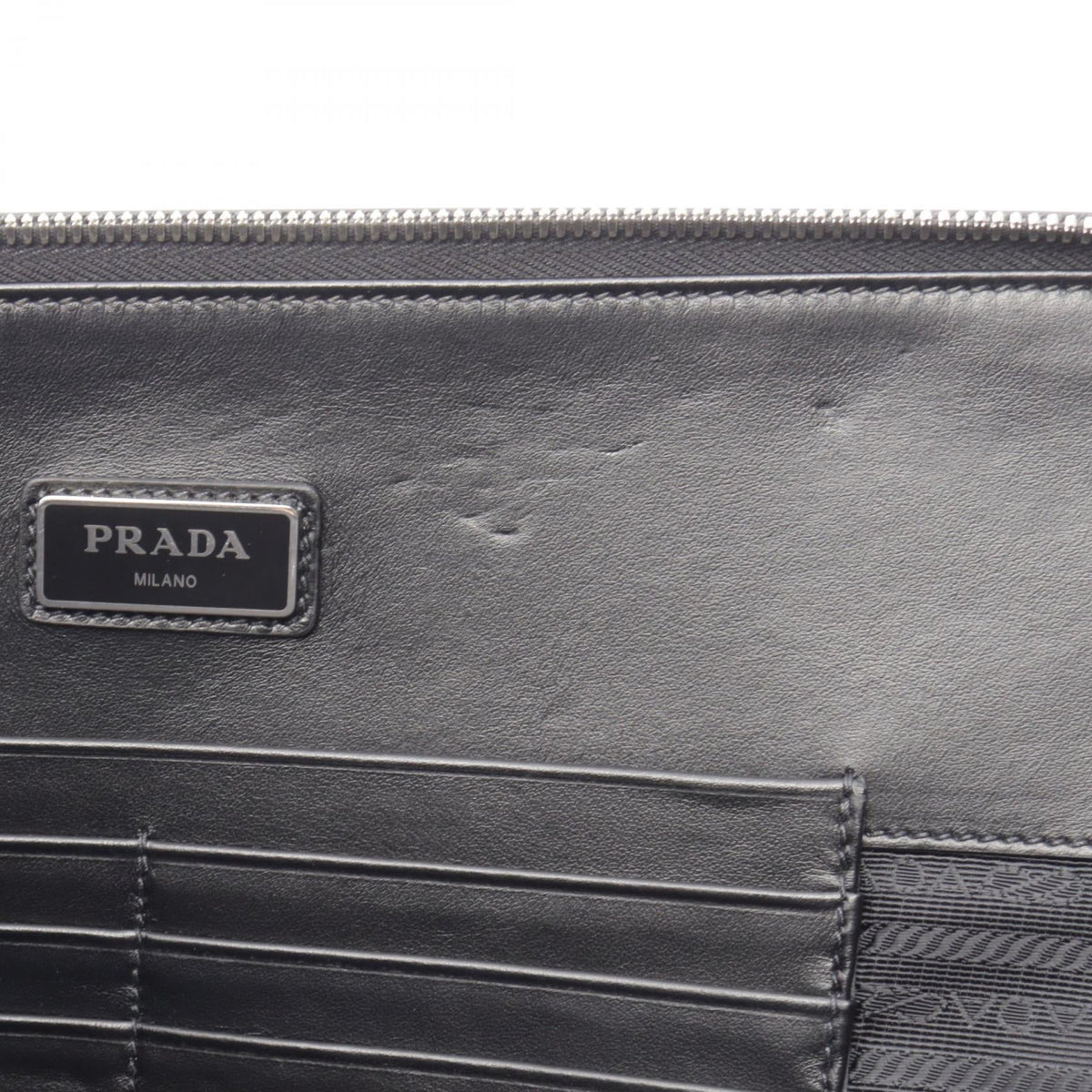 Prada Saffiano Travel · Business Clutch
