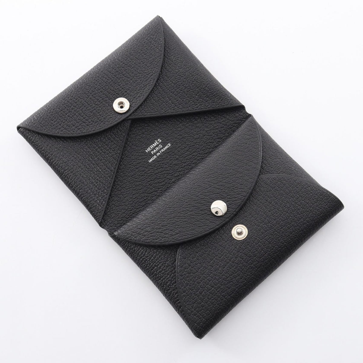 Hermès Calvi Duo · Chèvre Leather