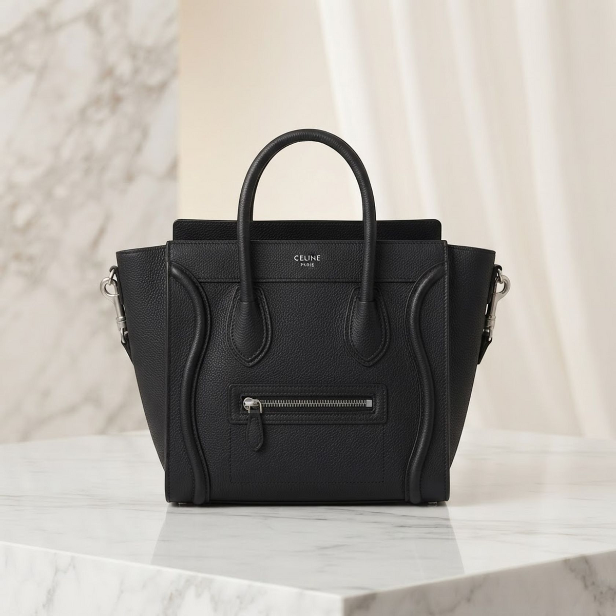 CELINE Luggage Nano Shopper · Leather