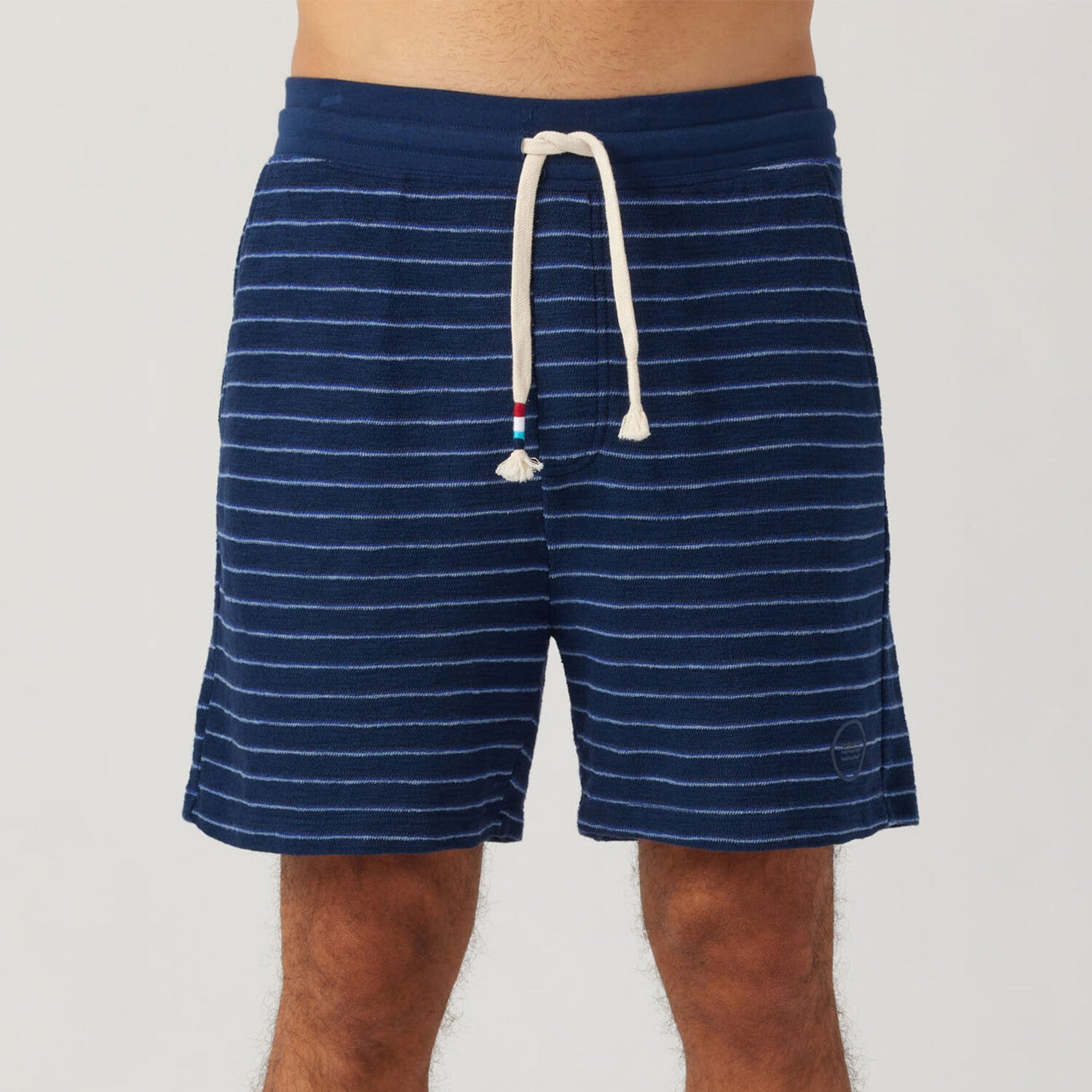 Capri Stripe Short // Indigo