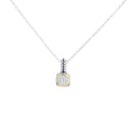 Melodia Diamonds 18K Vermeil 0.20ctw Lab Grown Diamond Pendant w/ 18" Chain