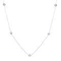 Brilliante 5.88 DEW Simulated Diamond Station Forzatina Necklace
