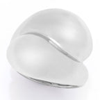 Toscana Italiana Gold or Platinum Plated Electroform Polished Bypass Ring