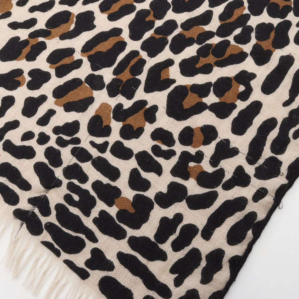 Hermès Leopard · Silk Cashmere Stole