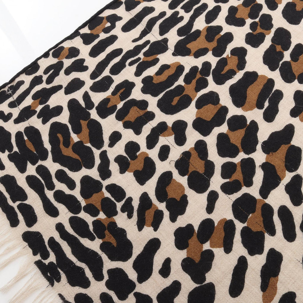Hermès Leopard · Silk Cashmere Stole