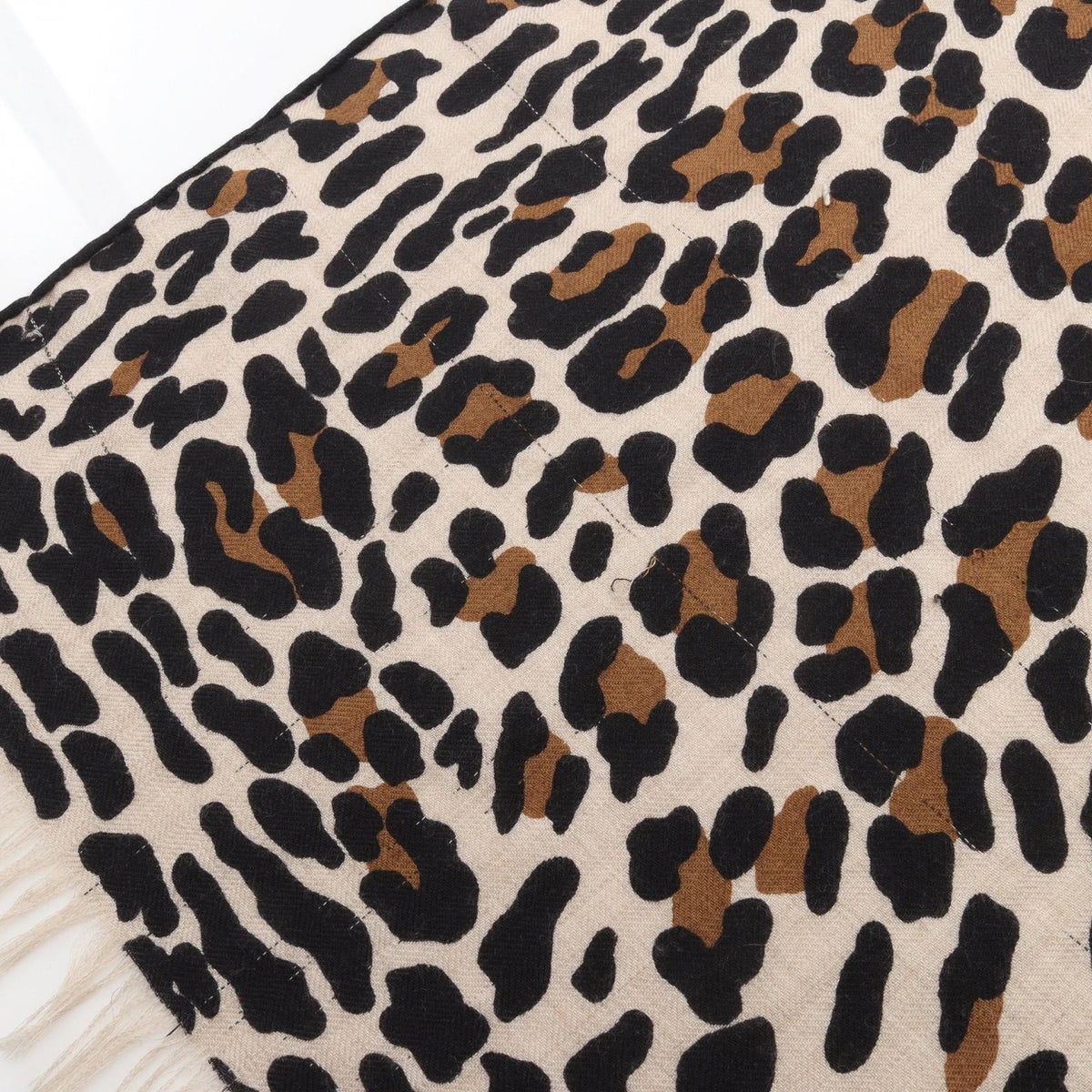 Hermès Leopard · Silk Cashmere Stole