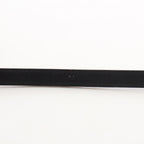 CHANEL Logo Plate Belt · Leather