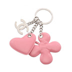 Chanel Heart Clover Charm · Lambskin