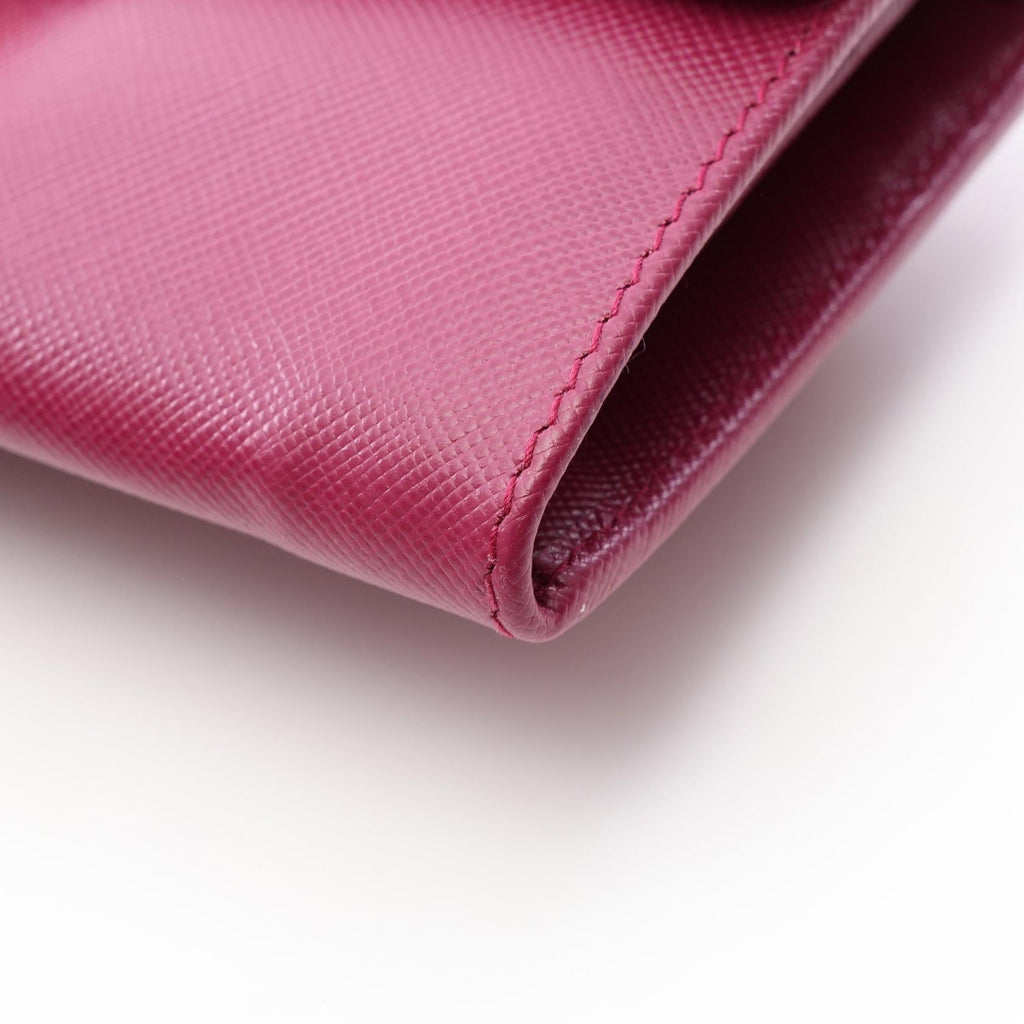 Prada Saffiano · Long Wallet