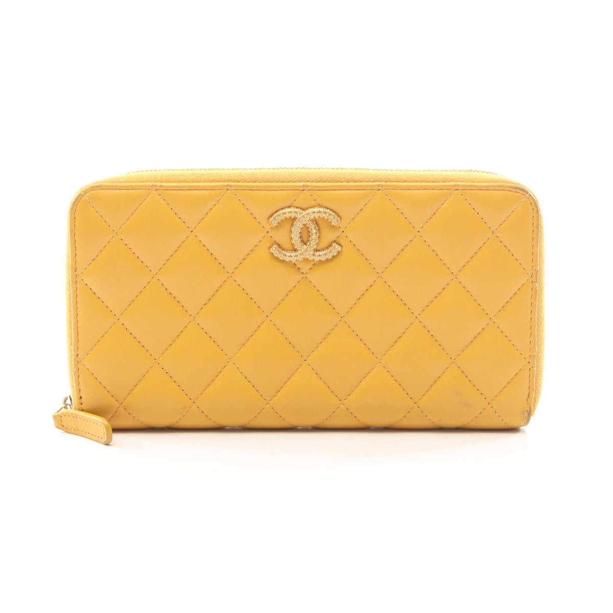 CHANEL Matelassé Wallet · Lambskin