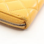 CHANEL Matelassé Wallet · Lambskin
