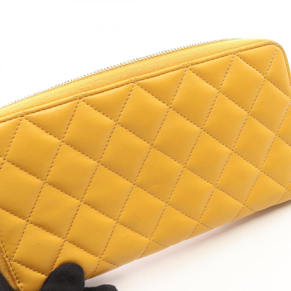 CHANEL Matelassé Wallet · Lambskin