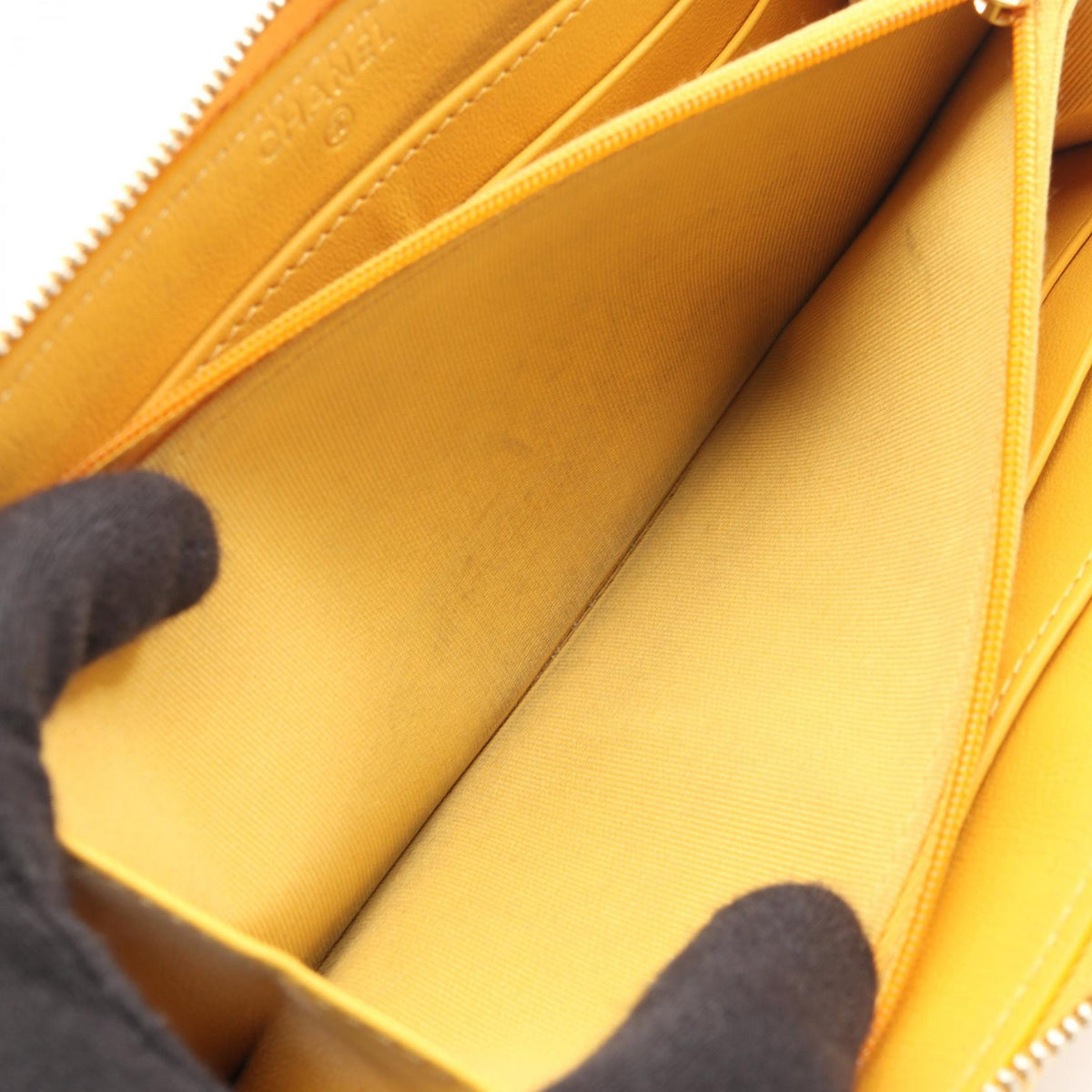 CHANEL Matelassé Wallet · Lambskin